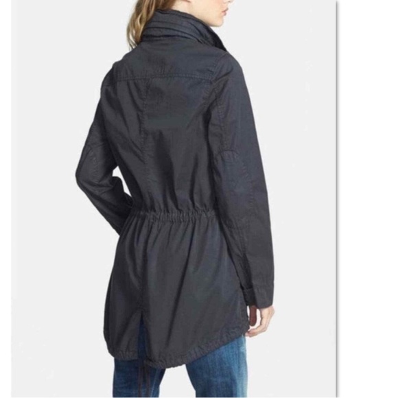 James Perse Standart Utility Lightweight Hooded Jacket Parka - Picture 2 of 9